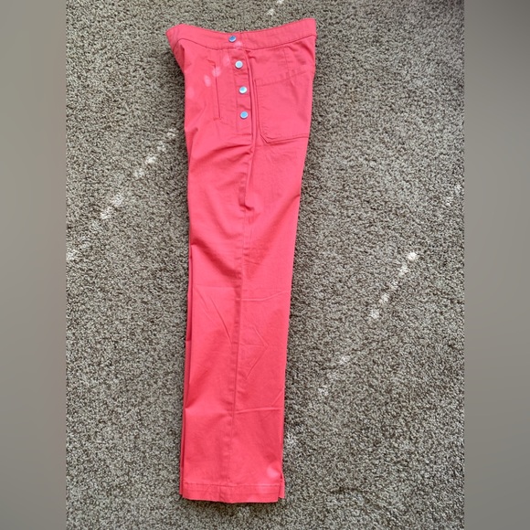 Massimo Dutti Orange-coral pants. - Picture 7 of 11